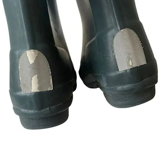 BRITISH HUNTER WELLIES  Vintage Children's Classic English Hunter Sz  SZ 12 - Picture 7 of 12